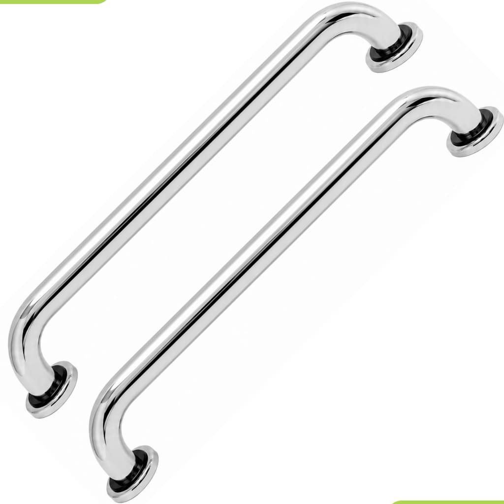 Alça Apoio Banheiro Barra 50cm Idoso Deficiente Cadeirante Acessibilidade Kit 2 unidades