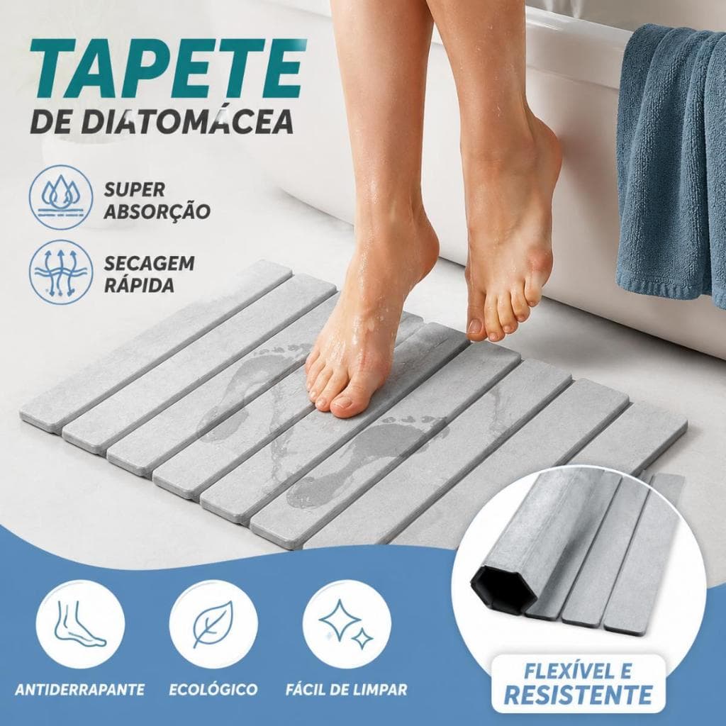 Diatomaceous Earth Rug Absorbs Fast Anti mildew Anti humidity Multipurpose Kitchen Bathroom Quick Drying