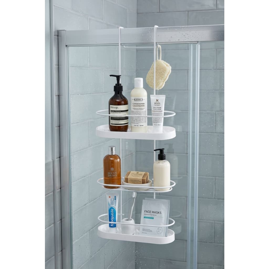 Porta Shampoo De Box 3 Andares Preto Organizador De Banheiro