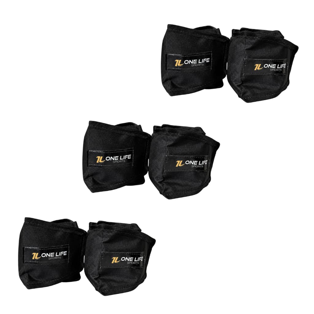 Combo Caneleiras Profissional Peso Tornozeleira 3kg 4kg 5kg Musculação Academia Treino Funcional