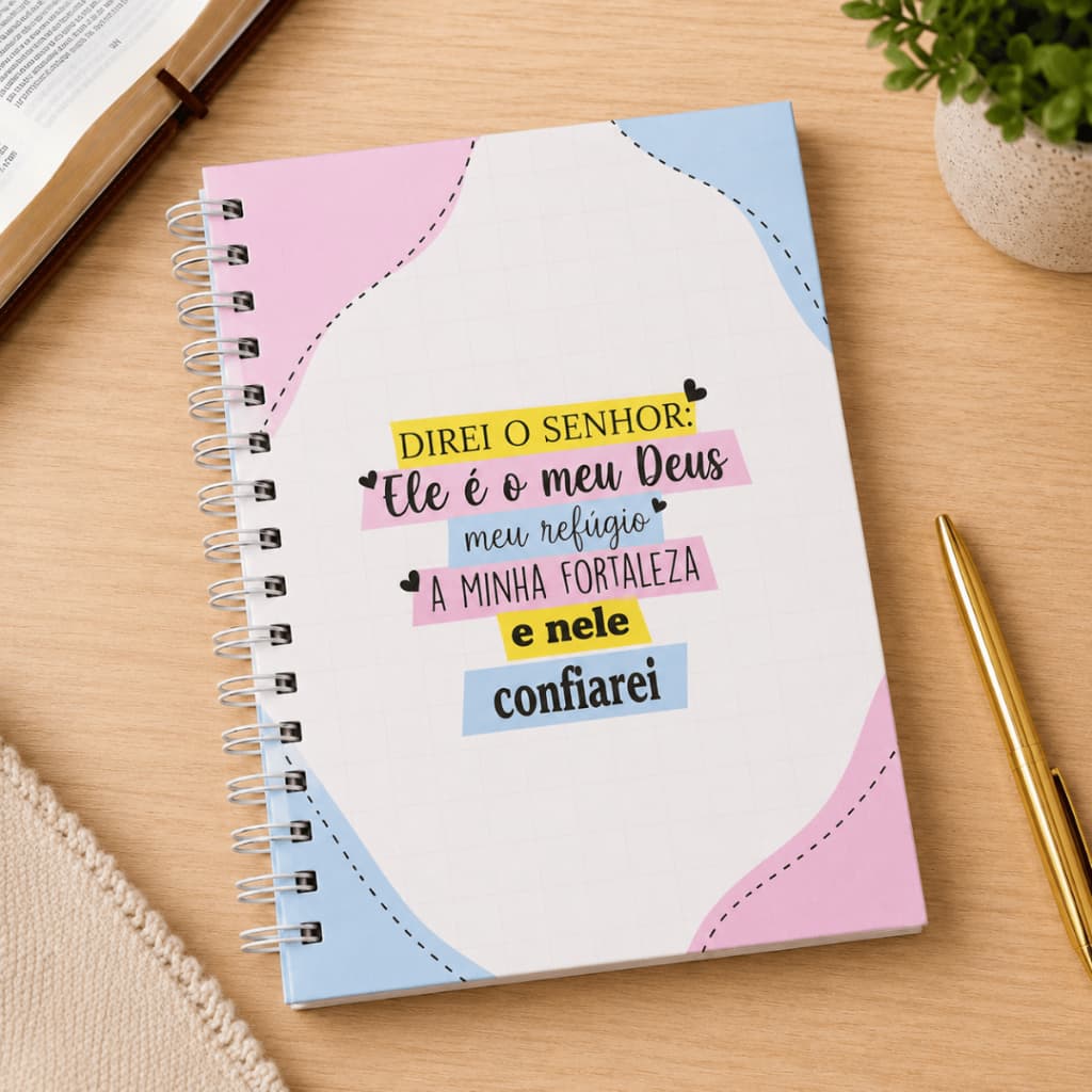 Caderno Devocional De Oração Diário Momento Estudo Com Deus 80 Folhas