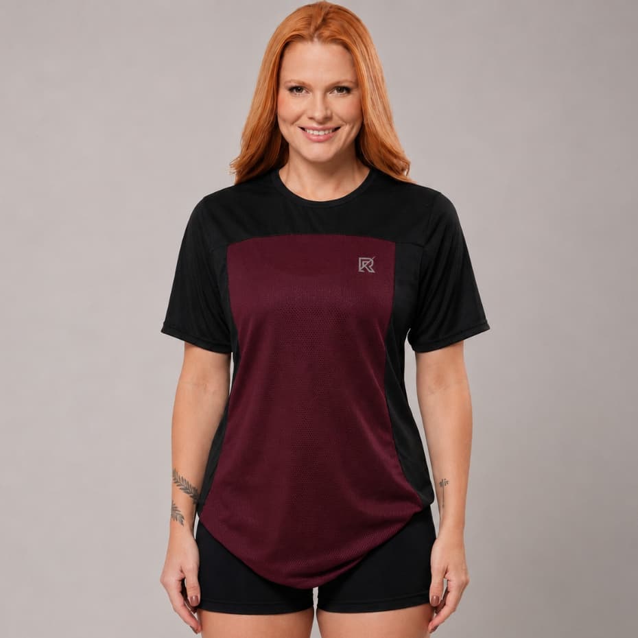 Camisa Dry Fit Feminina Academia Fitness Blusa Esportiva Treino Corrida Caminhada Tecido Respirável Anti Odor