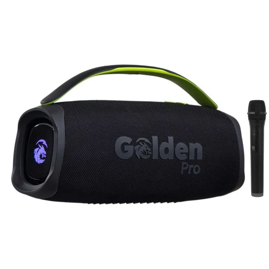 Caixa de som 80W Golden pro GP-A40 / microfone sem fio - IPX67 Prova d'água