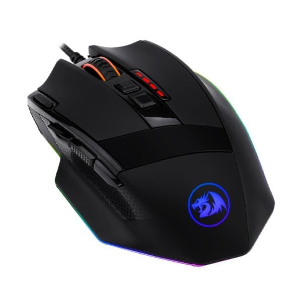 Mouse Gamer Redragon Sniper M801 RGB USB 12400 DPI Preto