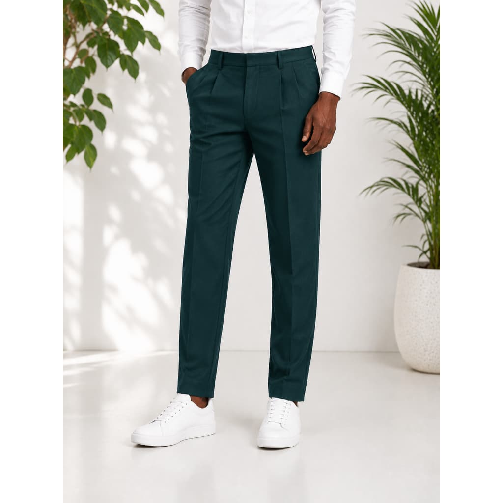 Calça Social Masculina Slim Fit Premium Alfaiataria Casual Elegante Confortável