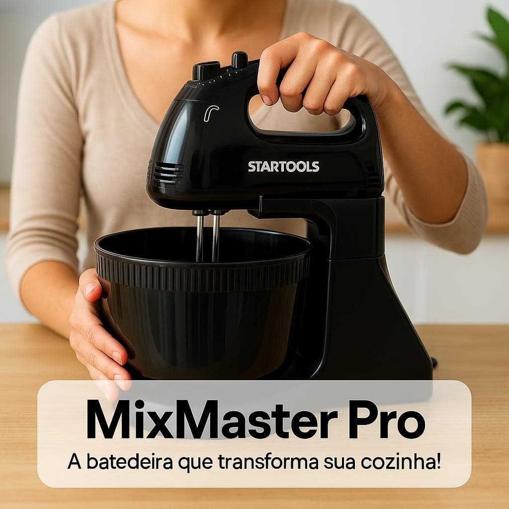 Batedeira Elétrica Portátil 2 Litros Motor Potente 127 Volts Design Moderno