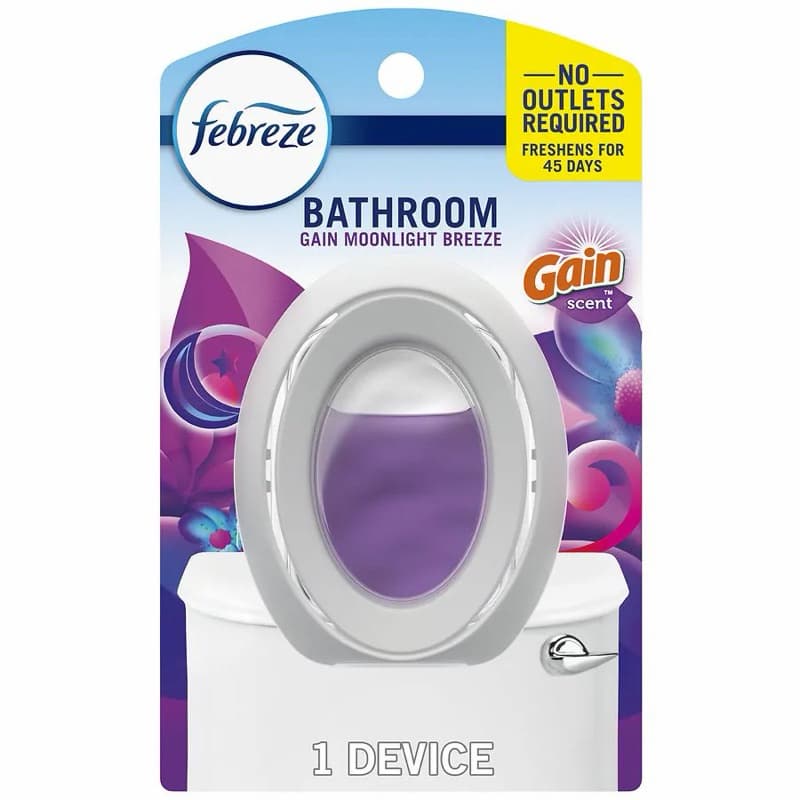 Febreze Bathroom Gain Moonlight Breeze Aromatizador para Banheiro 1 Unidade Importado EUA