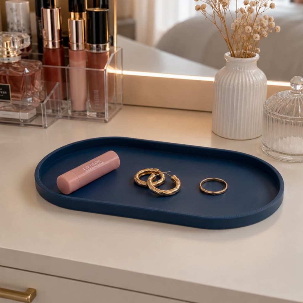 Bandeja Organizadora Decorativa Versailles Porta Perfumes Jóias Chaves Multiuso Penteadeira Banheiro Mesa Aparador