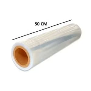 Filme Stretch transparente com tubete 200Mts