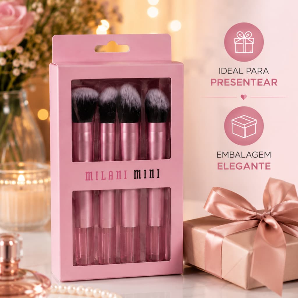 Kit com 16 Pincéis Profissionais para Maquiagem – Cerdas Macias
