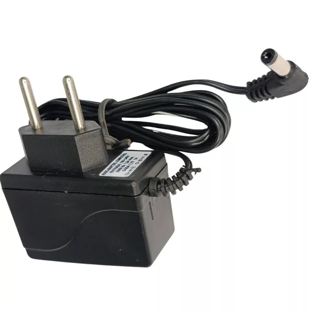 FONTE DE ALIMENTAÇÃO PARA BALANÇA TOLEDO 2098 12V 1AMP. P4 90° C+