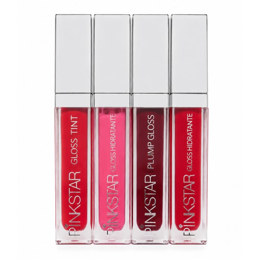 Kit Gloss Pinkstar | Hidratação, Brilho e Cuidado | 4 Variações Disponíveis