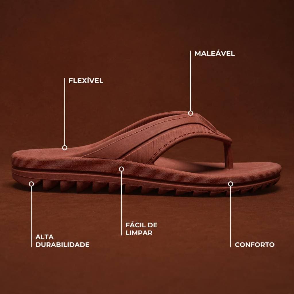 Chinelo De Dedo Premium Ultra Confortavel Unissex Ken Emborrachado Nuvem Ner