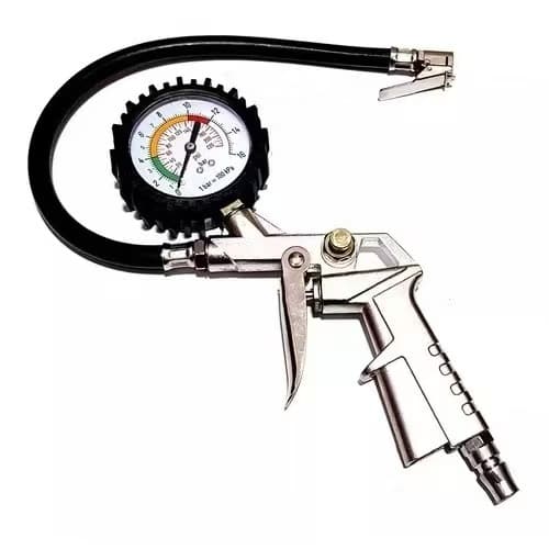 Calibrador E Inflador De Pneus Com Manômetro 220 PSI/16BAR