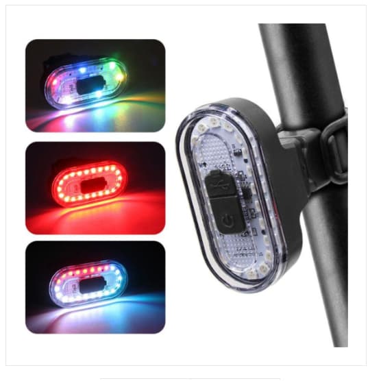 Lanterna LED RGB para Bike Bicycle Taillights BF 911