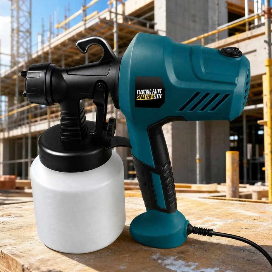 Pistola de Pintura Pulverizador Elétrico, Ferramenta de Pintura Bivolt 127V/220V, Duas Cores, Ideal para Pintur