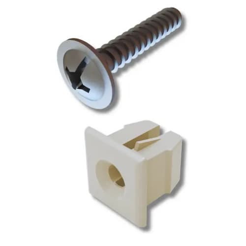 Kit Grampo + Parafuso  Fixação Falante Forro Porta Placa Grade Radiador