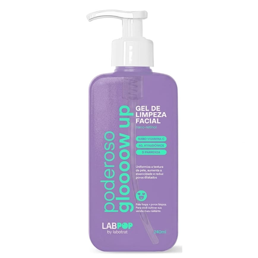 Gel De Limpeza Facial Labpop Gloooow Up 240ml