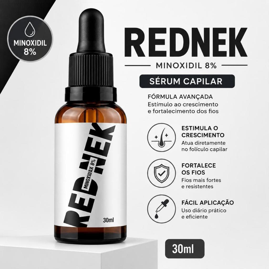 MinoxWax 8% B.URB 30ml para Barba e Cabelo | Crescimento Capilar