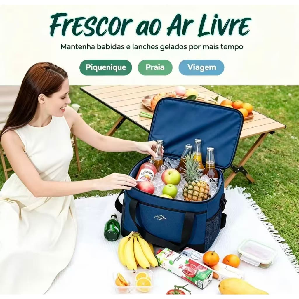 Bolsa térmica nova para marmita，bolsa transportadora de alimentos para conservação，forro de alumínio impermeável