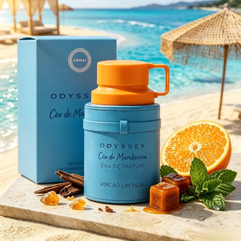 Perfume Árabe Masculino Armaf Odyssey Mandarim Sky 100ml Deo Parfum Alta Fixação Original Lacrado