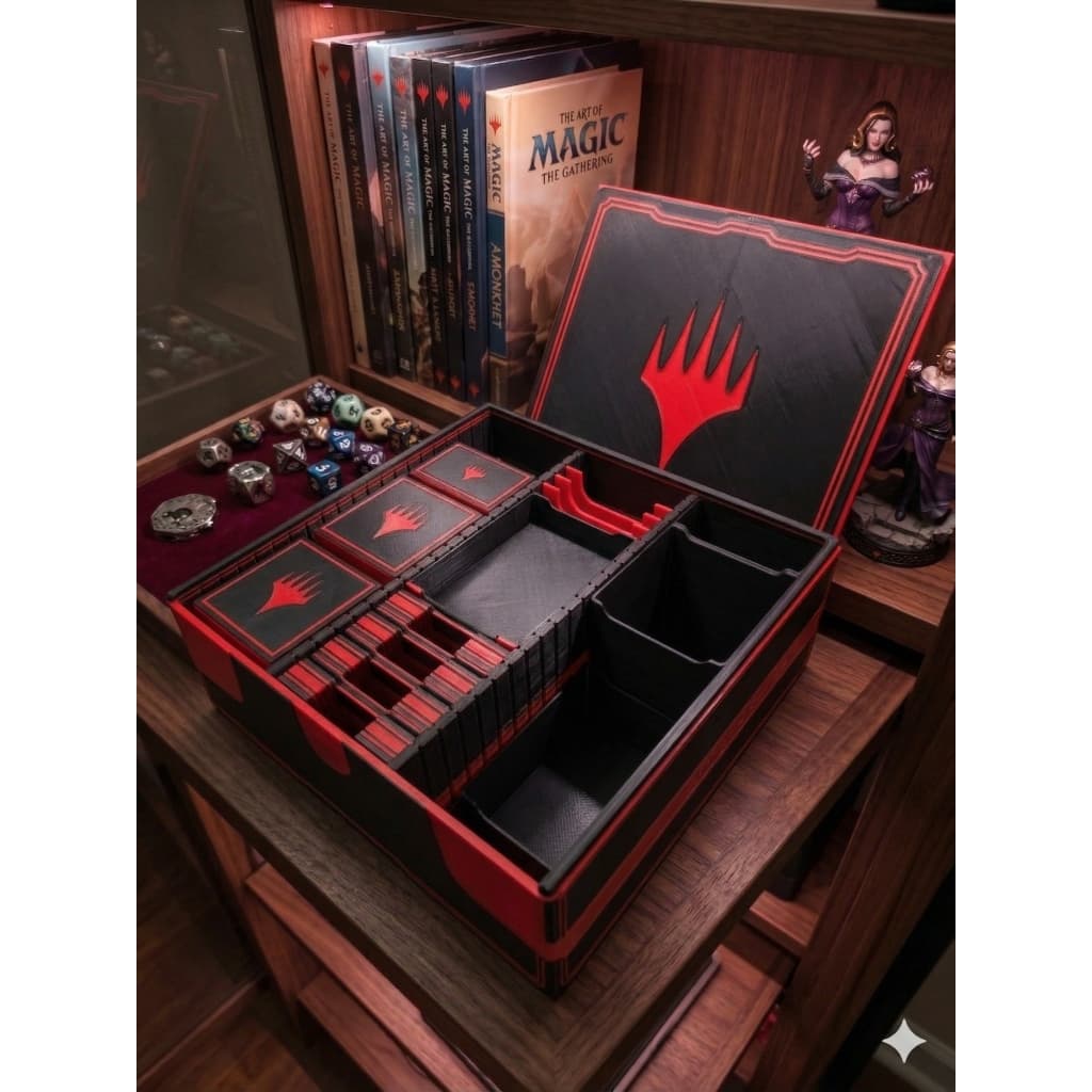 Kit DeckBox Modular 2000 cartas + 9 Modulos DeckBox Commander 100 cartas