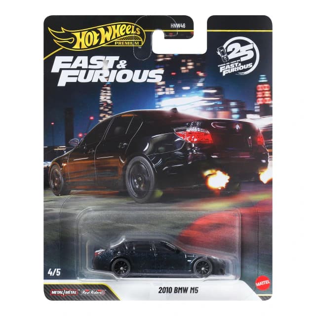 Hot Wheels Premium 210 BMW M5 - Fast Furious Velozes e Furiosos 25 anos  - Carrinho Hot Wheels