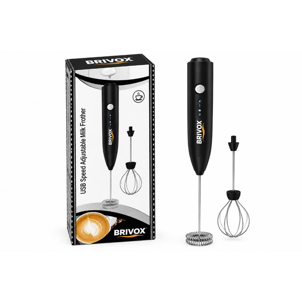 Mixer Elétrico Portátil com 3 Velocidades Ajustáveis para Bebidas