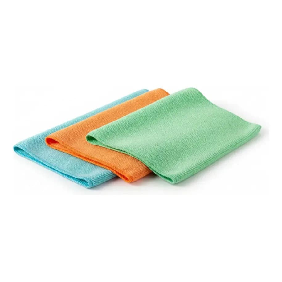 Kit 3 Panos de Microfibra 30cm Lyor Limpeza Multiuso Não Risca Absorvente Casa Carro Vidro