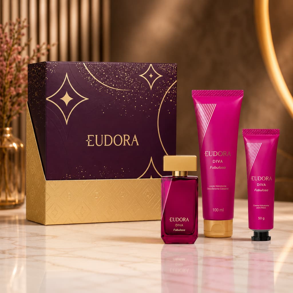 Kit Presente Feminino Diva Fabulosa Completo Original