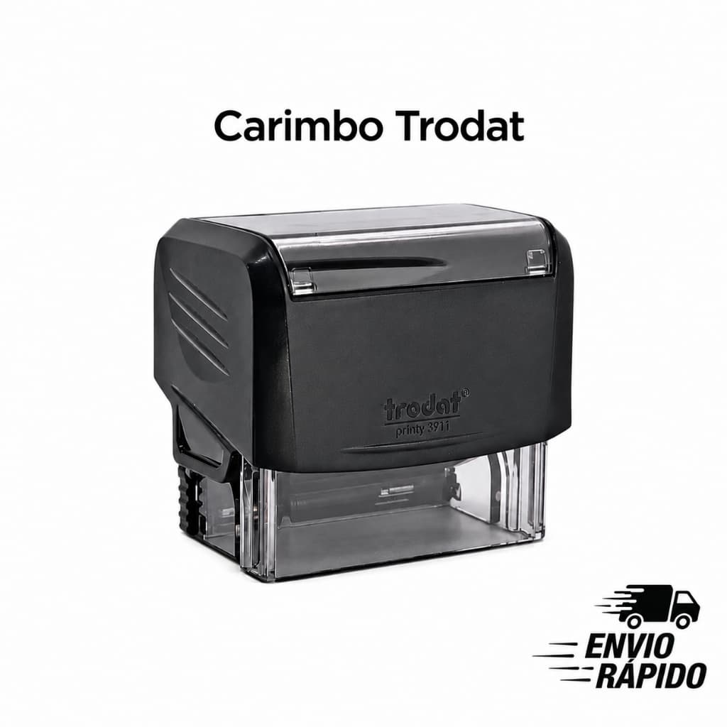 Carimbo Trodat Automático 3911 Econômico Personalizado Professor Médico Enfermagem Escritório