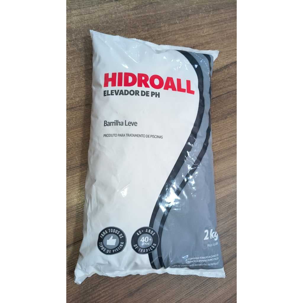Elevador de pH Hidroall Hidro pH+ Barrilha 2kg
