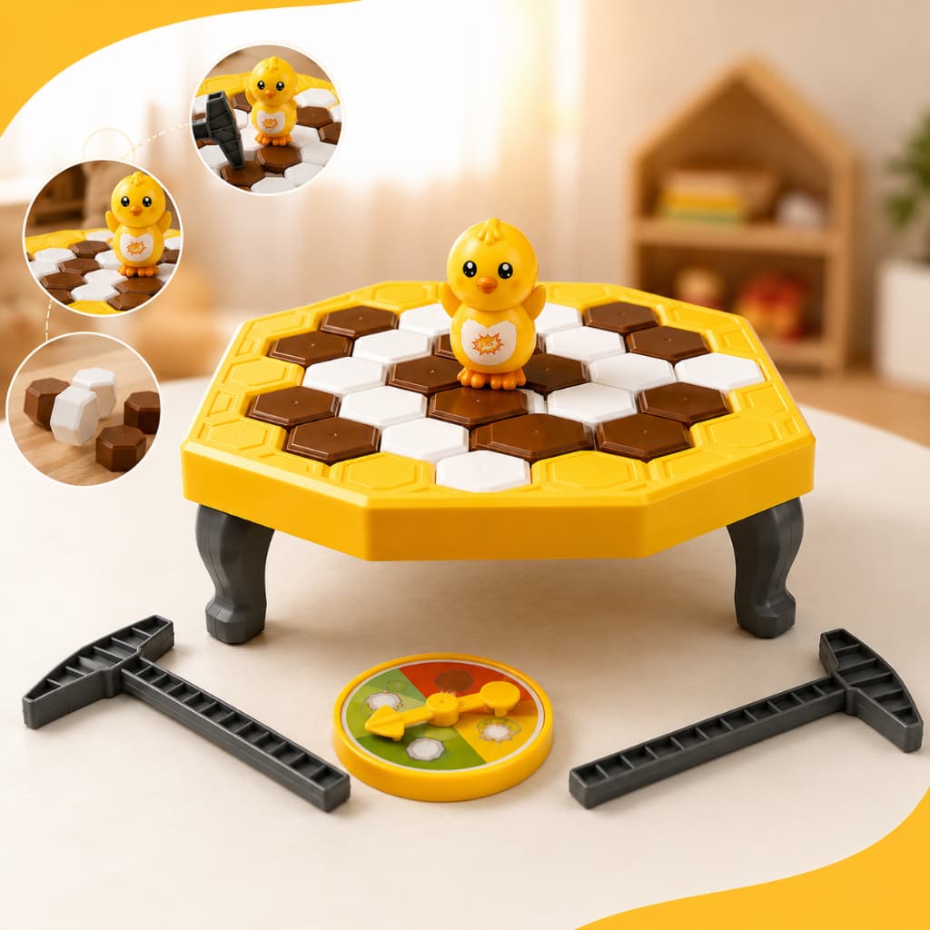 Jogo Salve O Pintinho Quebra Blocos Brinquedo Infantil Criança