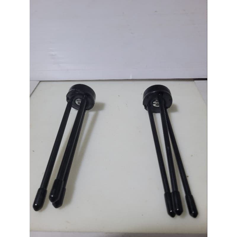 Kit com 2 mini tripé de metal