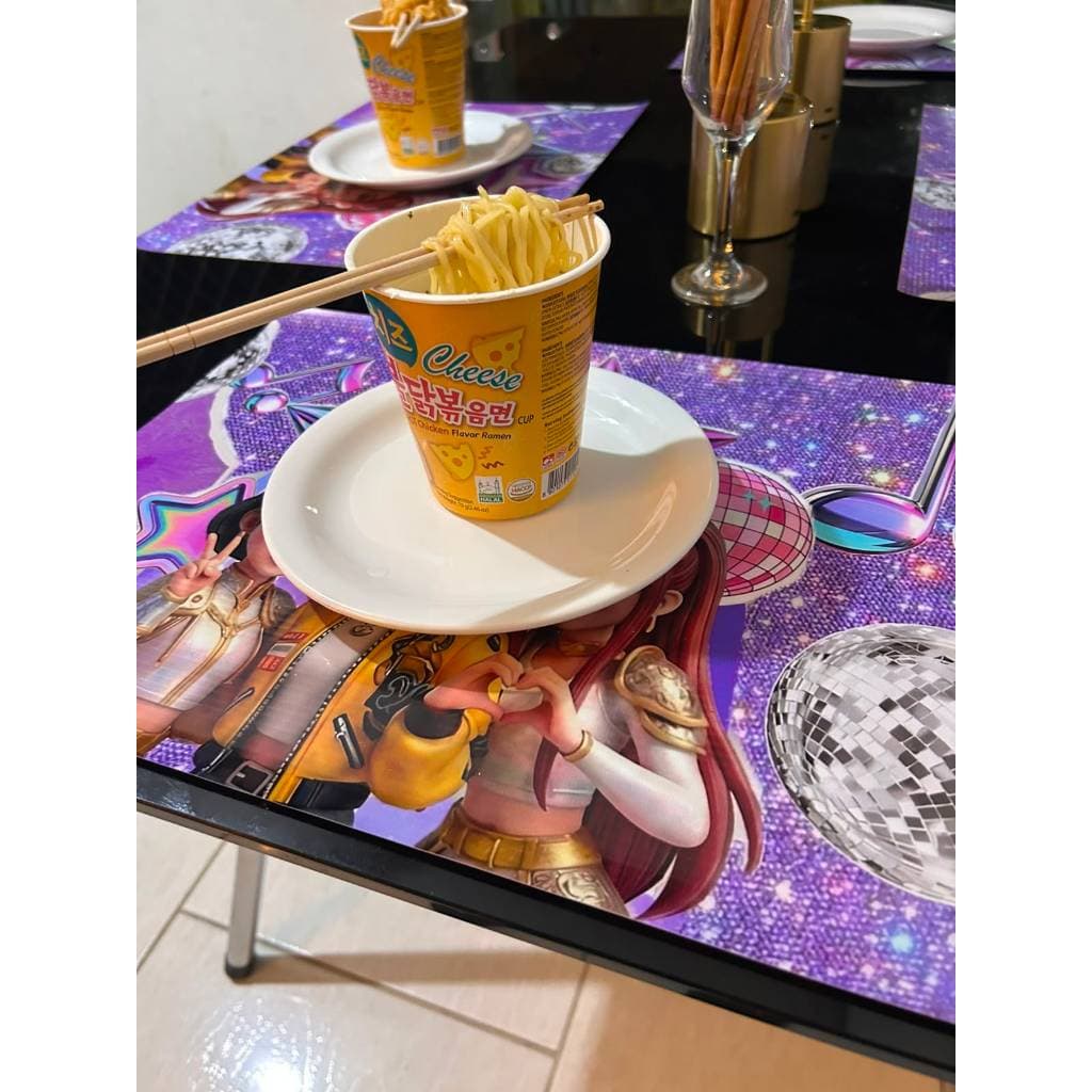 Jogo Americano Dorama K pop Supla mesa posta Cozinha  Americana  sousplat Dorama Jogo de Jantar