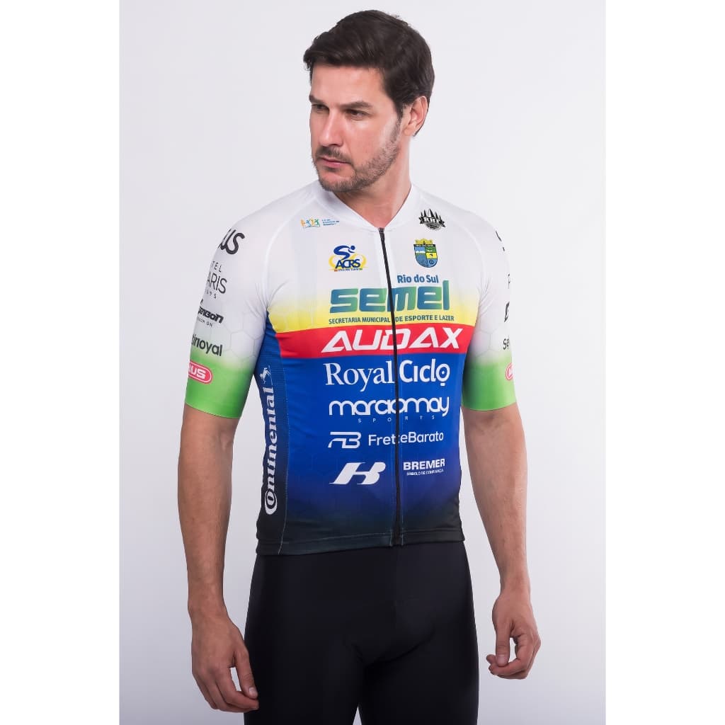 Camisa De Ciclismo Masculina New Sport Marcio May Equipe Audax/Rio do Sul