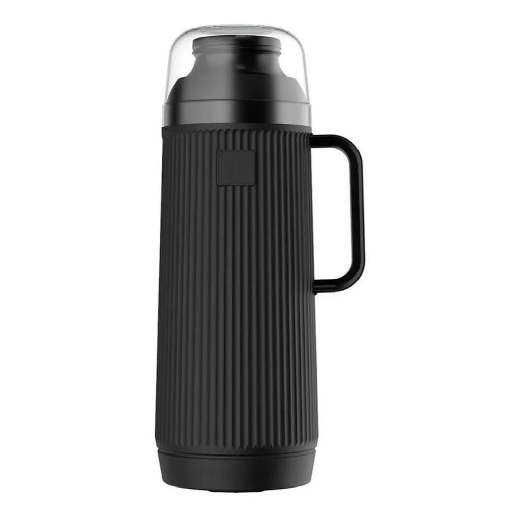 Garrafa Térmica 1L com Ampola de Vidro Resistente Termolar Mundial Cafeteita Chá Chimarrom