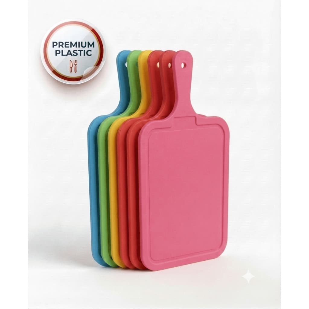 Conjunto 3 Tabuas de Plástico Pequena para Carnes e Legumes