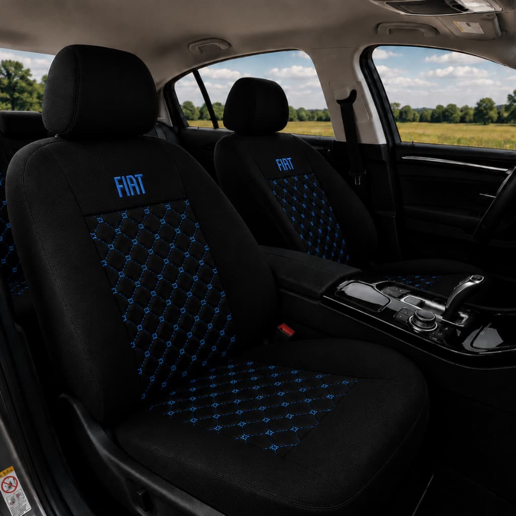 Capa Banco Carro Nova Fiat Strada Cabine Simples 2021 A 2027 Tecido Premium Diamante