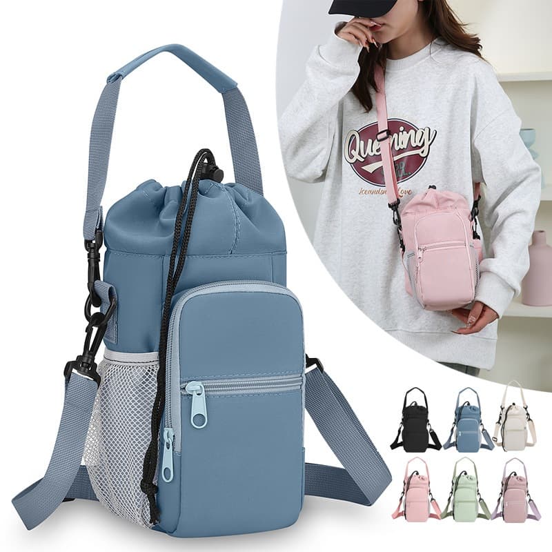 Bolsa multifuncional para garrafa e celular Capa para garrafa específica para caminhadas, escaladas e academia MM