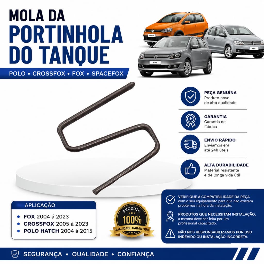 Mola Da Portinhola Do Tanque Malas Polo Cross Fox Spacefox