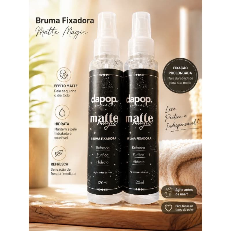Bruma Fixadora Matte Magic Dapop Expert