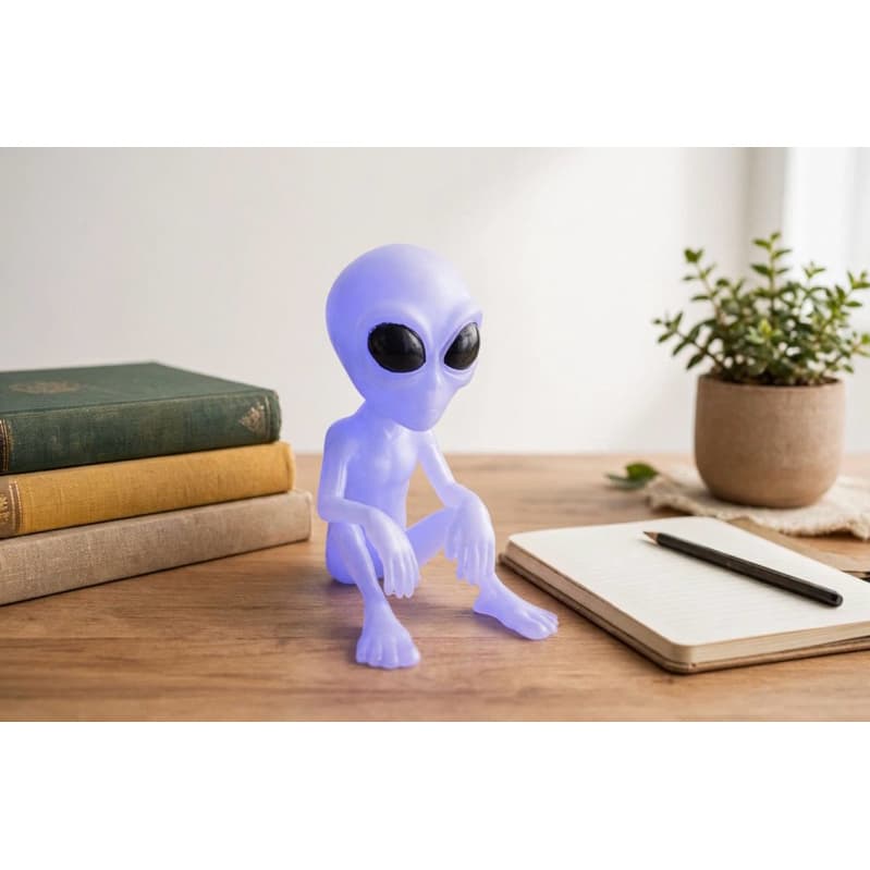 Mini Alien Decorativo Impresso em 3D | Boneco ET Colecionável