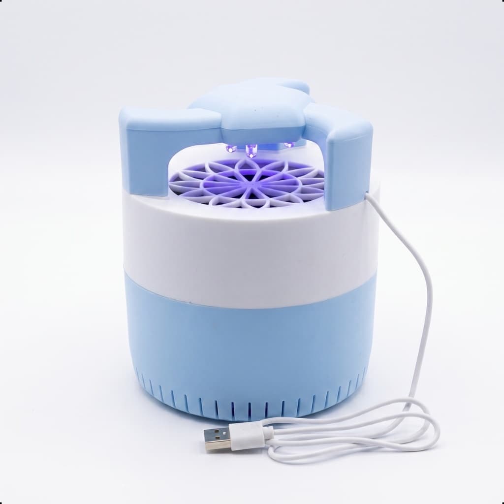 Eliminador De Mosquitos Armadilha Silenciosa Led UV Produ Repelente Eletrônico USB Bivolt Quarto Sala