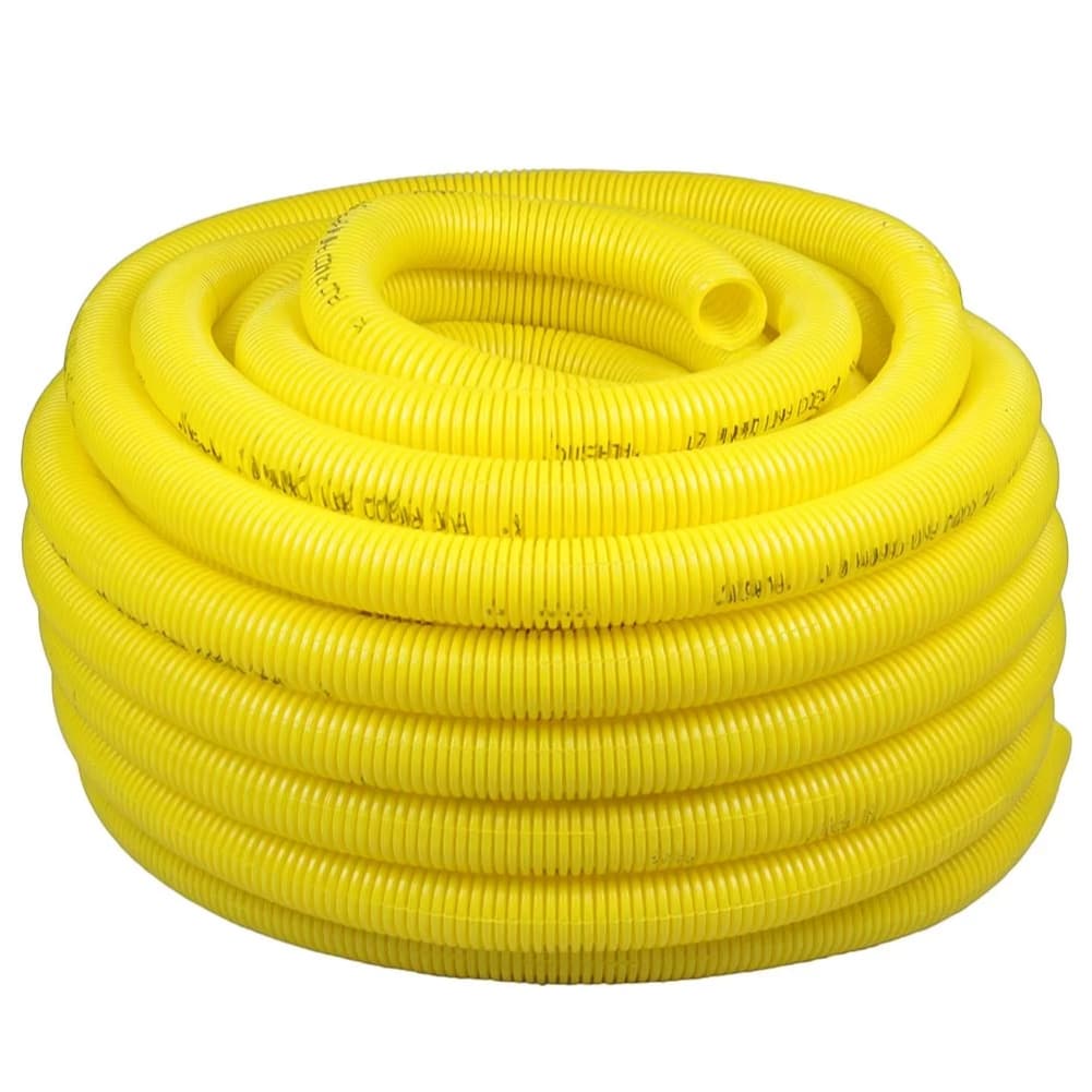 Conduite Corrugado 1/2" 50mts Amarelo Reforçado NEWFLEX