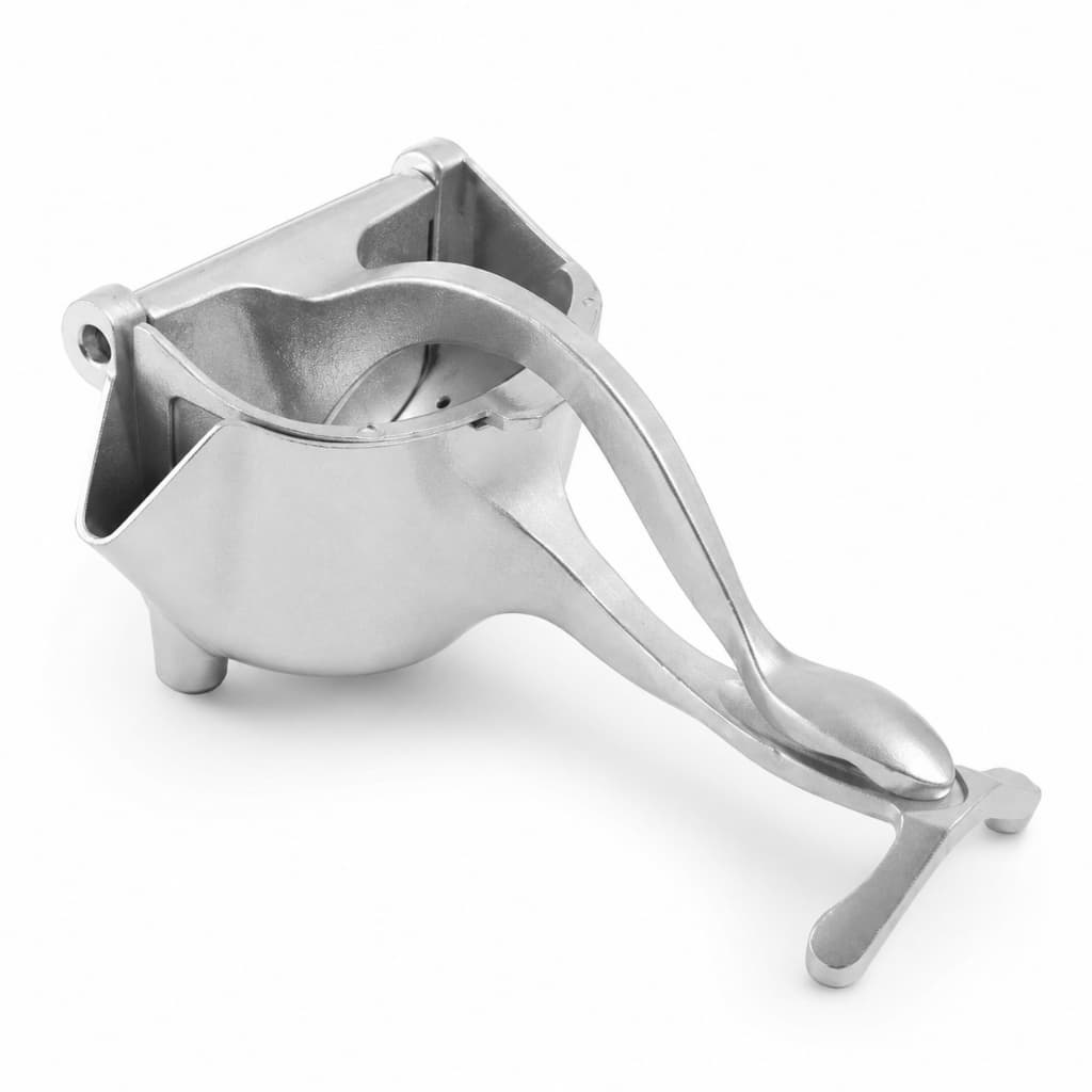 Espremedor Manual de Frutas em Aço Inox para Laranja, Limão e Frutas Cítricas Prático e Resistente