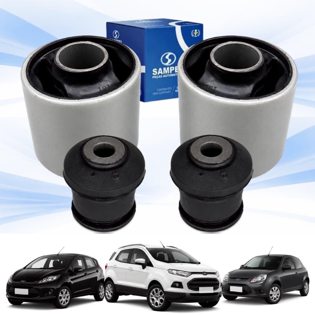 Kit Buchas Bandeja Dianteira Sampel Fiesta Ka Ecosport 02/15