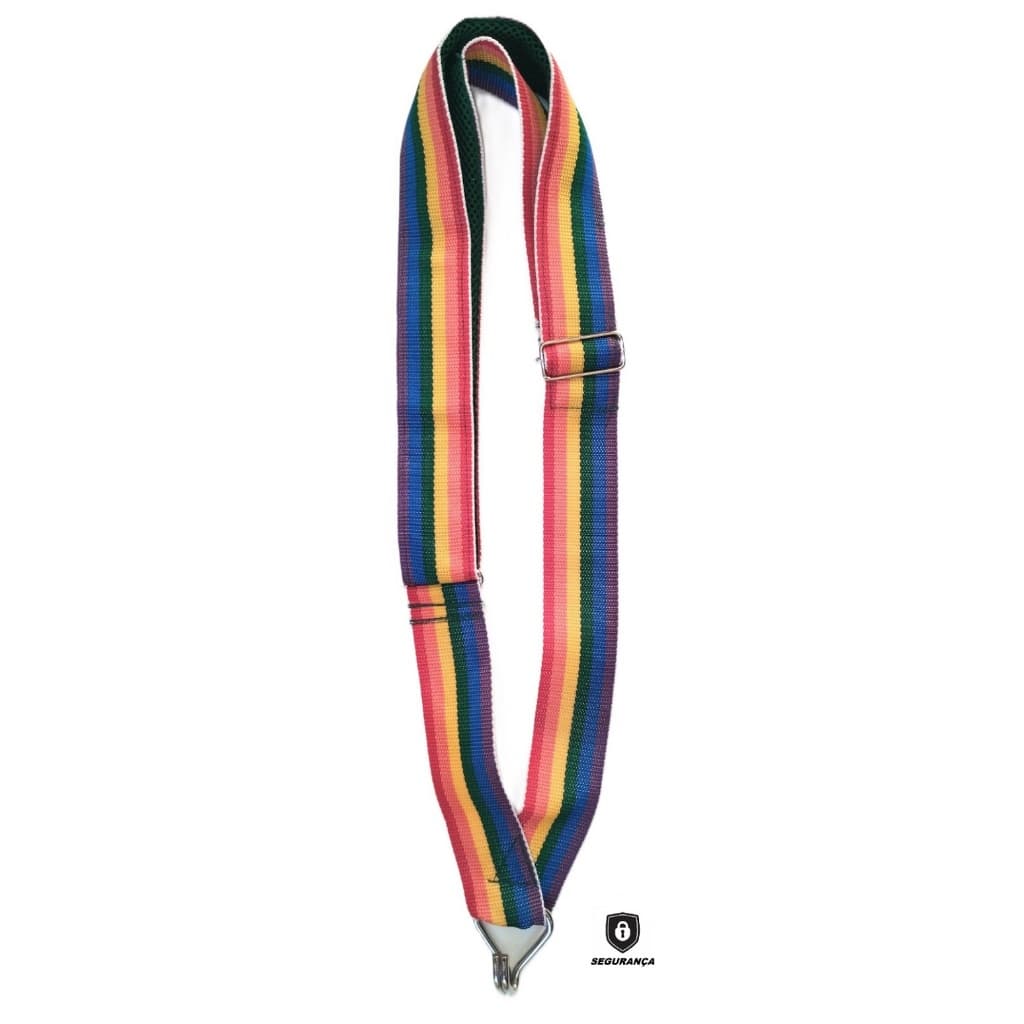 Talabarte 1 Gancho Profissional Para Percussão Surdo Timbal Ajustável - ARCO IRIS