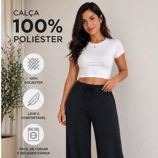 Calça Feminina Pantalona