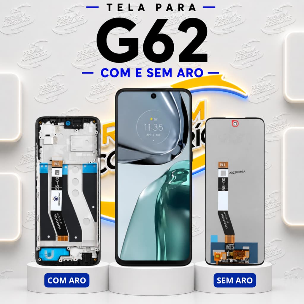 Tela Touch Display Lcd Compatível Moto G62 XT2223 -1 A Pronto Entrega